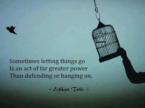 Sometimes you need to let things go