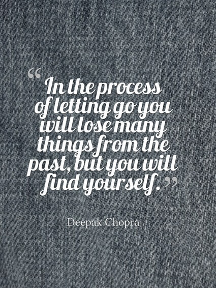 The process of letting go