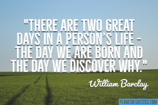 The day we are born quote