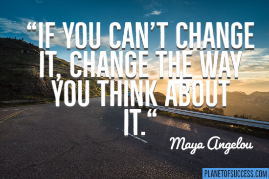 If you can't change it