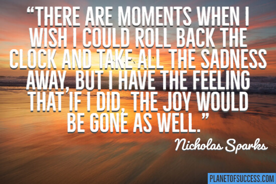 There are moments when I wish I could roll back the clock quote
