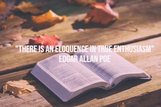 Poe quote about enthusiasm