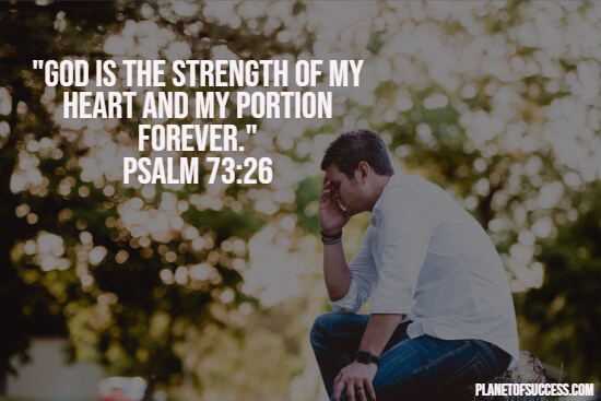 God is strength quote