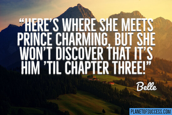 Here's where she meets Prince charming quote