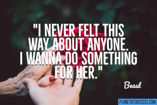 I never felt this way