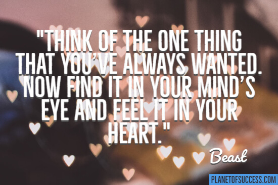 The one thing you've always wanted