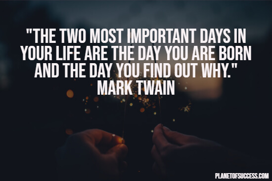 Finding why you were born short quote about life