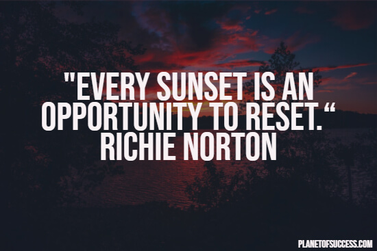 Opportunity to reset