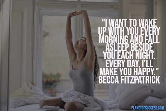  Being with you in the morning quote