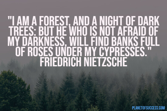 Nietzsche quote about forests