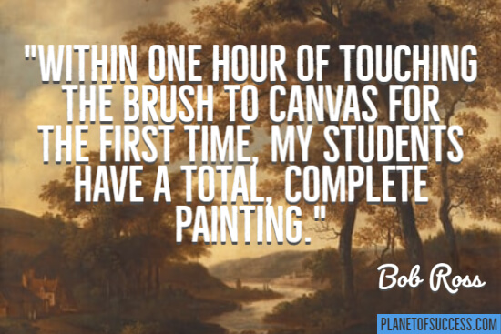 A total, complete painting