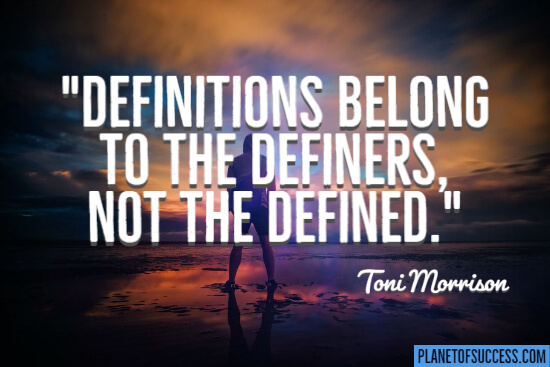 Definitions belong to the definers