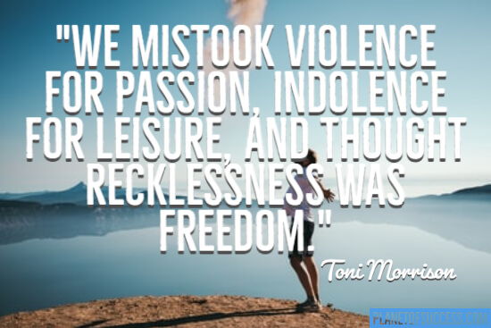We mistook violence for passion